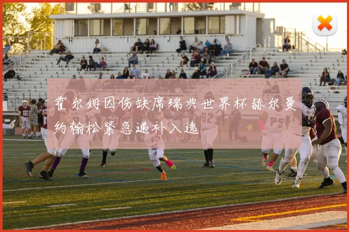 霍尔姆因伤缺席瑞典世界杯赫尔曼约翰松紧急递补入选